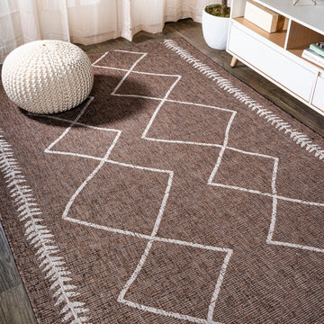 Derya Tribal Diamond Trellis Indoor/outdoor Area Rug